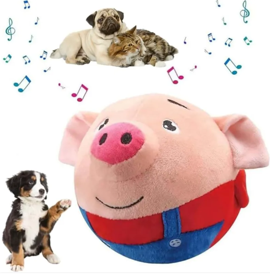 Interactive Squeaky Dog Toy