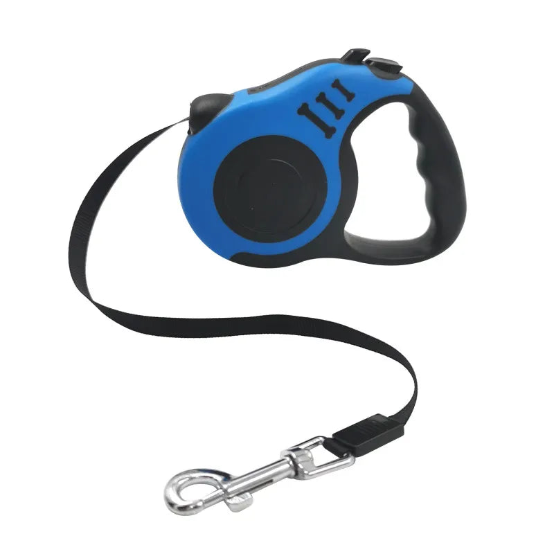Automatic Retractable Dog Leash – Durable Nylon, Comfortable Grip, Multiple Sizes