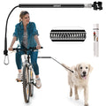 Petbetf Dog Bike Leash -Dog Hands Free Leas | Dog Bike Attachment | Bike Dog Leash Attachment | with Quick Connect Mechanism | Safety Fit for Outdoor | Easy to Installation and Removal (Black)